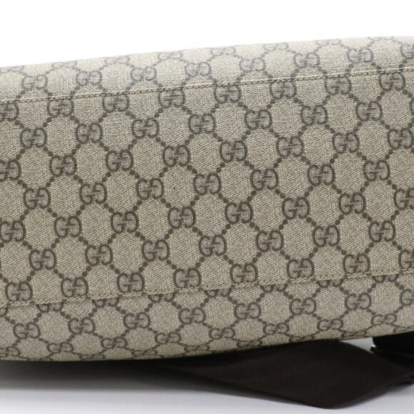 Gucci Large changing Diaper Bag Crossbody GG Supreme Brown 211131 - Picture 9 of 16